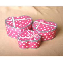 Paper Cosmetic Box with Hart Shape for Packing